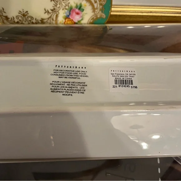 Pottery Barn Catchall Tray – Inspirational Quote by Ralph Waldo Emerson New - Picture 5 of 7